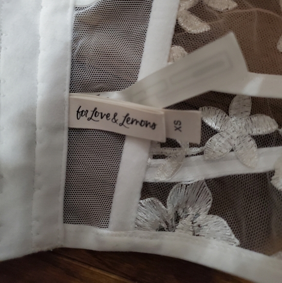 NWOT Amalie Embroidered Bustier, Small - Picture 2 of 8